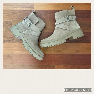 LUCKY suede lug sole bootie